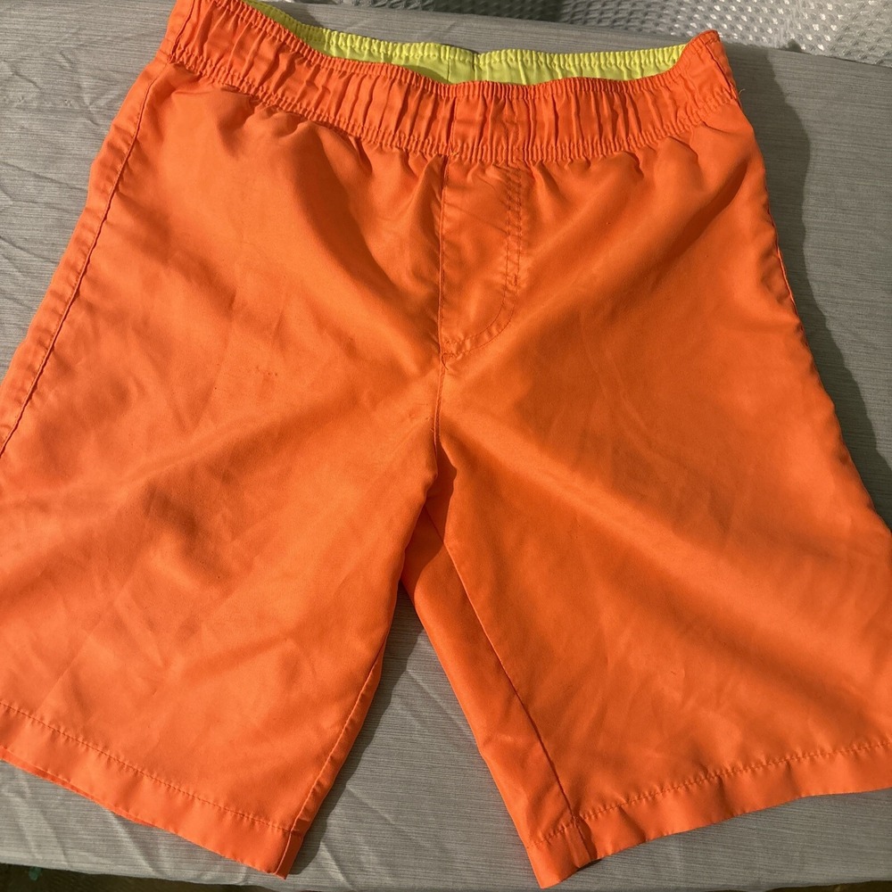 OP Swim Shorts Size  M (8) Childs Swim Shorts. Orange With No Stains Or Tears